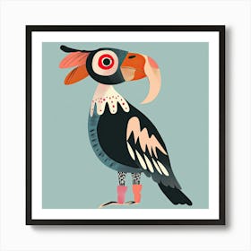 Charming Illustration Vulture 1 Art Print