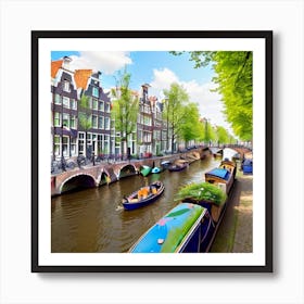 Amsterdam Canals 4 Art Print