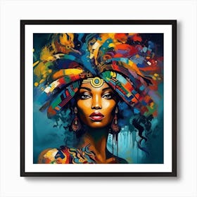 African Woman 51 Art Print