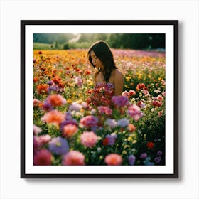 Field Of Flowers Art Print