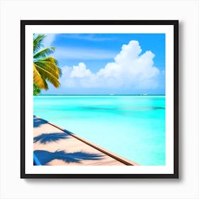 Tropical Beach 6 Art Print