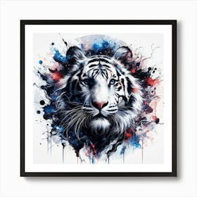 White Tiger 7 Art Print