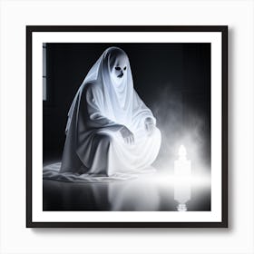 Ghost In The Dark Art Print