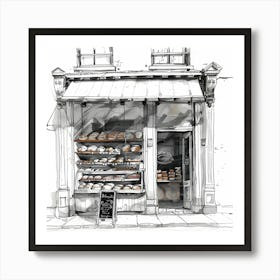 Bakery In London Art Print