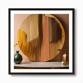 Circular Wall Art Art Print