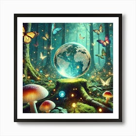 Ethereal Forest 3 Art Print