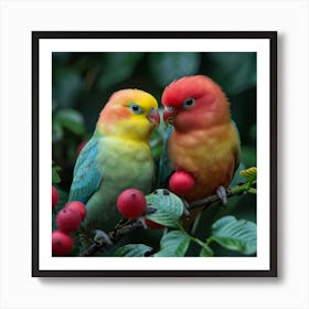 Lovebirds 8 Art Print