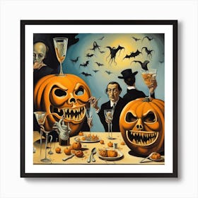 Jack O Lanterns Art Print