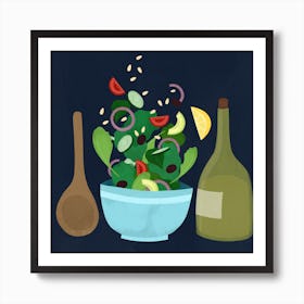 Salad Art Print