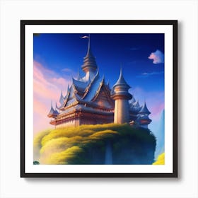 Fairytale Castle Art Print