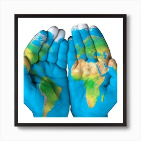 Hands Of The World Art Print