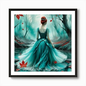 Jade River Daughter Art Print