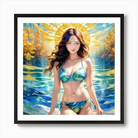 Sun Girldvs Art Print