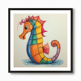 Seahorse Art Print