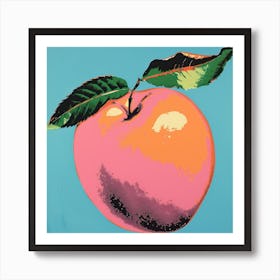 Big Peach Pop Art 3 Art Print