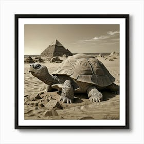 Egyptian Tortoise Art Print