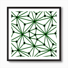 Network Of Dots Art Print