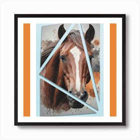 Horse Portrait Art Print