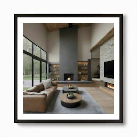 Modern Living Room 33 Art Print