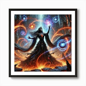 Queen Sorath Core Energy Manipulation 1 Art Print