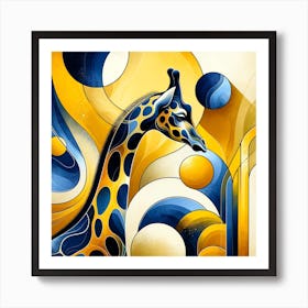 Giraffe 01 Art Print