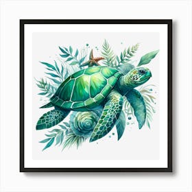 Sea Turtle 5 Art Print