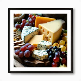 Cheese Platter 1 Art Print