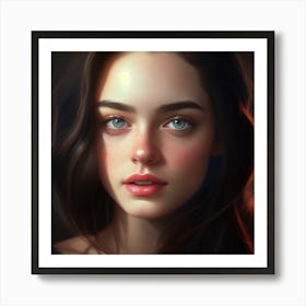 Beautiful Girl Art Print