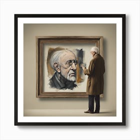 Portrait Of An Old Man Art Print