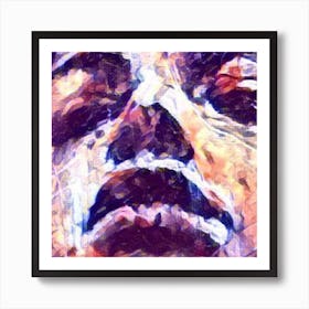 Female Face 3 Art Print