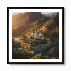 Mountain Castle Art Print