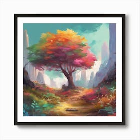Tree In The Forest 2 Art Print