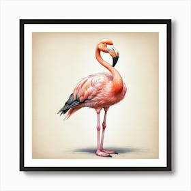 Flamingo 57 Art Print