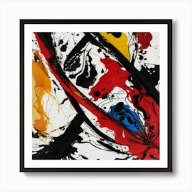 Abstract painting art 8 Poster