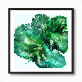 Green leaf 7 Art Print