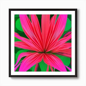 Abstract Flower Art Print