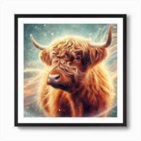 Highland Cow 18 Art Print