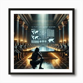 The Puppet Masters Episode6 Zoya And Council 1024x1024 Art Print