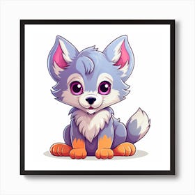 Cute Fox Art Print