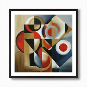 Abstract Painting Cubismo Abstract 2 Art Print