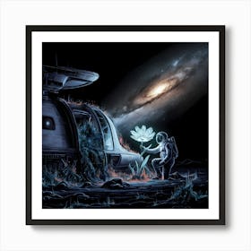 Spaceship Art Print