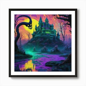 Disney Castle 3 Art Print