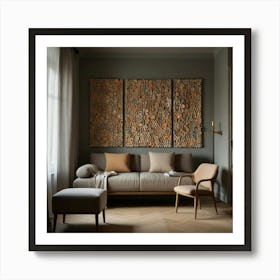 Modern Living Room Art Print