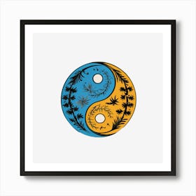 Yin Yang 3 Art Print