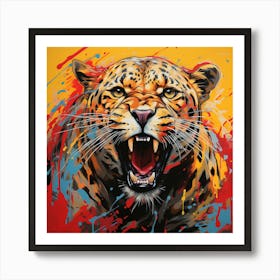 Abstract Tiger Art Print