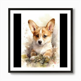 Corgi Painting Art Print