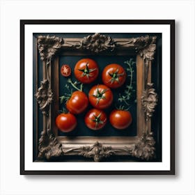 Tomatoes In A Frame 19 Art Print