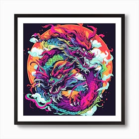 Dragons In The Sky Art Print