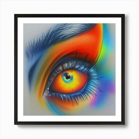 Eye Drawing Art Print