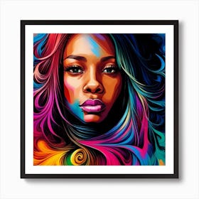 From Melanin, With Love and Coloful Introspection Art Print